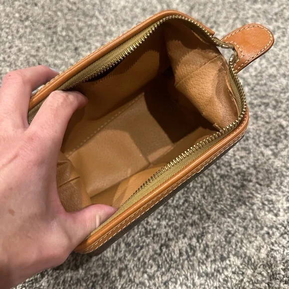 🤎🤎🤎3 piece set Celine Brown Macadam Messenger Bag with Tan Trim - Picture 2 of 7